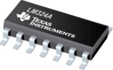 2pcs TI LM324A SOP-14 Single Supply Quad Operational Amplifiers RH