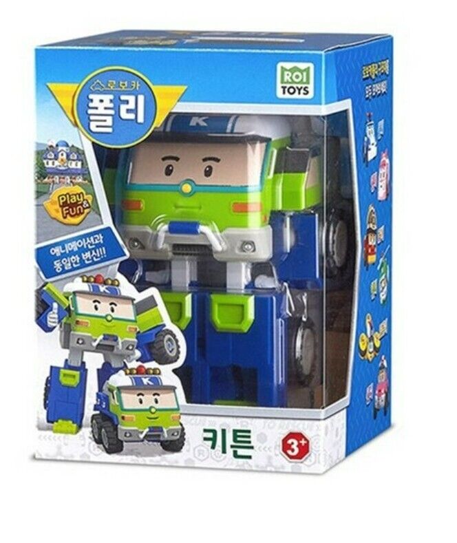 2023 Robocar Poli Keaton Transformers Green Truck Car Robot Korean Animation