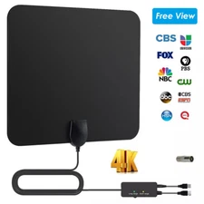 Newest 4K 1080P HDTV Indoor Digital TV Antenna Amplified 3600 Miles Range