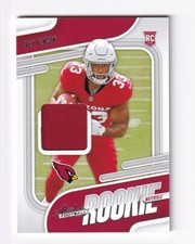 2024 PANINI ABSOLUTE FOOTBALL TREY BENSON ROOKIE MATERIALS CARD ARM-TBN. rookie card picture