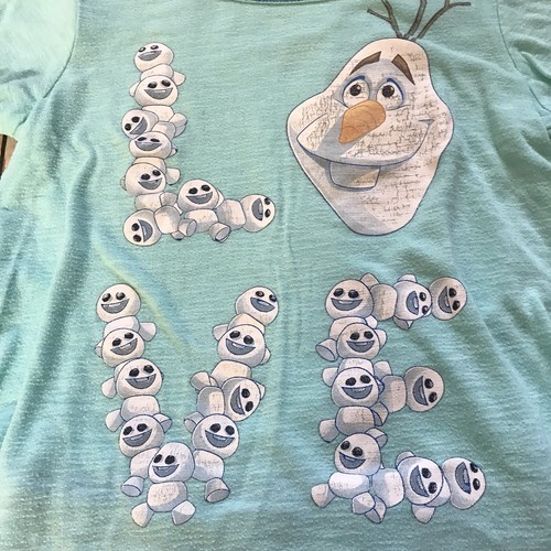 Girl's Frozen Olaf Anna Elsa Pajama Set XS See Details - Picture 2 of 7