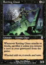 MTG magic cards 2x Rotting Giant Odyssey Light Play, English