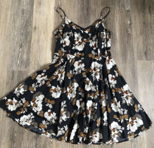 Old Navy Flaring Multicolor Floral Sun Dress Women’s Large