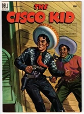CISCO KID # 19 (DELL) BOB JENNEY art - PANCHO - DIABLO - POCO - PAINTED COVER