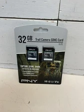 PNY Elite Class 10 U1 V10 SD Flash Memory Card 32GB Trail Camera Card