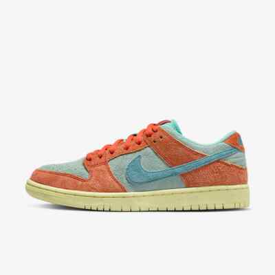 Nike SB Dunk Low Orange Emerald Rise Aqua Blue Lemon Size 8.5 10.5