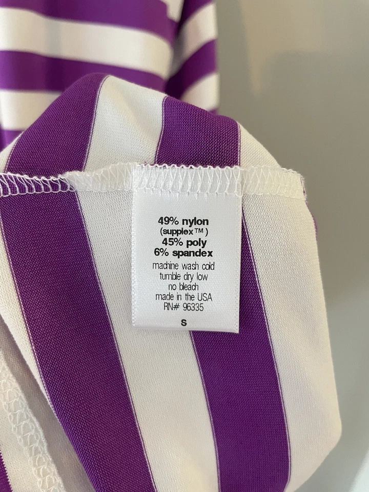 Vestido a rayas Susana Monaco Revolve púrpura y blanco para mujer’s S Foto 4 de 4