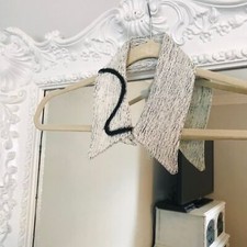 SALE New York Couture VINTAGE Handmade 80's Detachable Reworked Denim Collar