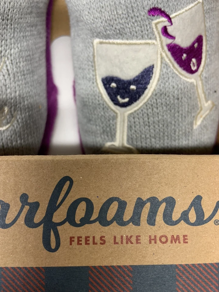 Zapatillas de espuma viscoelástica para dormitorio de mujer con cubierta para ojos, talla 7/8 lavables a máquina nuevas con etiquetas Foto 2 de 4