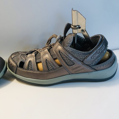 OrthoFeet 997 Verona Sandals Women’s X-WIDE Size 7.5 Pewter Silver 2E - Picture 11 of 11