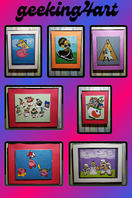 Video Game Characters Nostalgic Fan Artwork