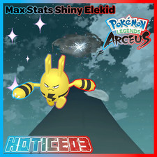 Pokemon Legends: Arceus Shiny Elekid Max Stats