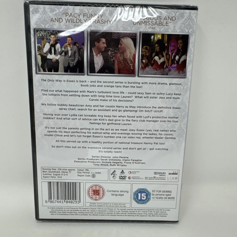 The Only Way Is Essex - Series 2 - Complete (DVD, 2011) Brand New & Sealed - Image 2 of 3