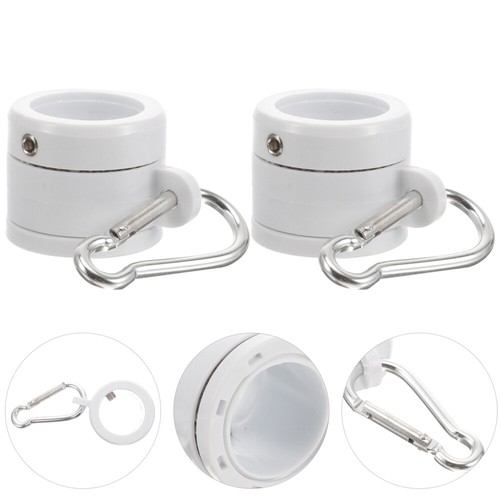 1 Set Flag Fasteners Flag Pole Rings with Flag Clip Flag Pole Flag Mounting