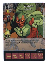 Dice Masters Marvel Now Heroes Vision Behold Limited LE Prize Card OP Kit New