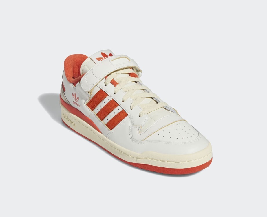 スニーカー adidas Forum 84 Raw Free Love Red IG3774 Size 7 - adidas Forum 84 Low Ivory Preloved Red for sale