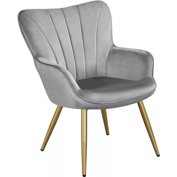 Armchair with 2024 metal legs