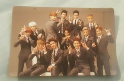 EXO Growl Group Photocard First Print Official Rare Exclusive Collectable