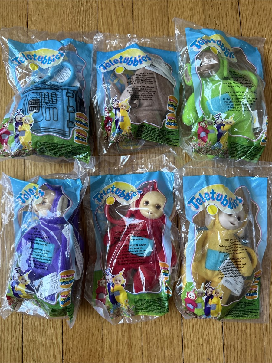 Teletubbies Finger Puppets Complete set of NEW Burger King Kids