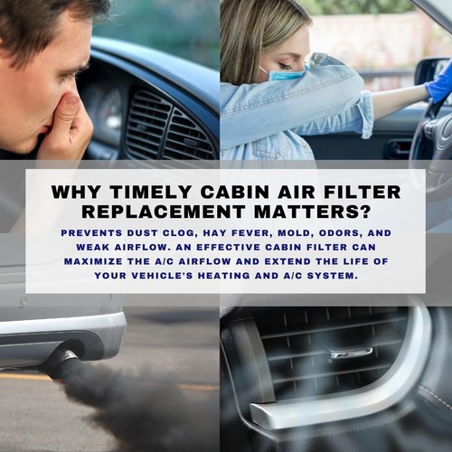 2 PACK Cabin Air Filter Fit Bronco Escape Aviator OE: JX6Z19N619BA FreshenOPT - Picture 4 of 8