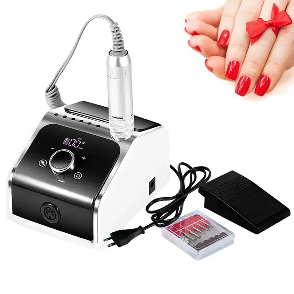 Fresa Elettrica Unghie Lima Bq758 Manicure Pedicure 6 Accessori Professionale