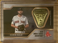 2021 Topps CHRIS SALE Commemorative World Series Ring Relic #WSR-CSA RED SOX