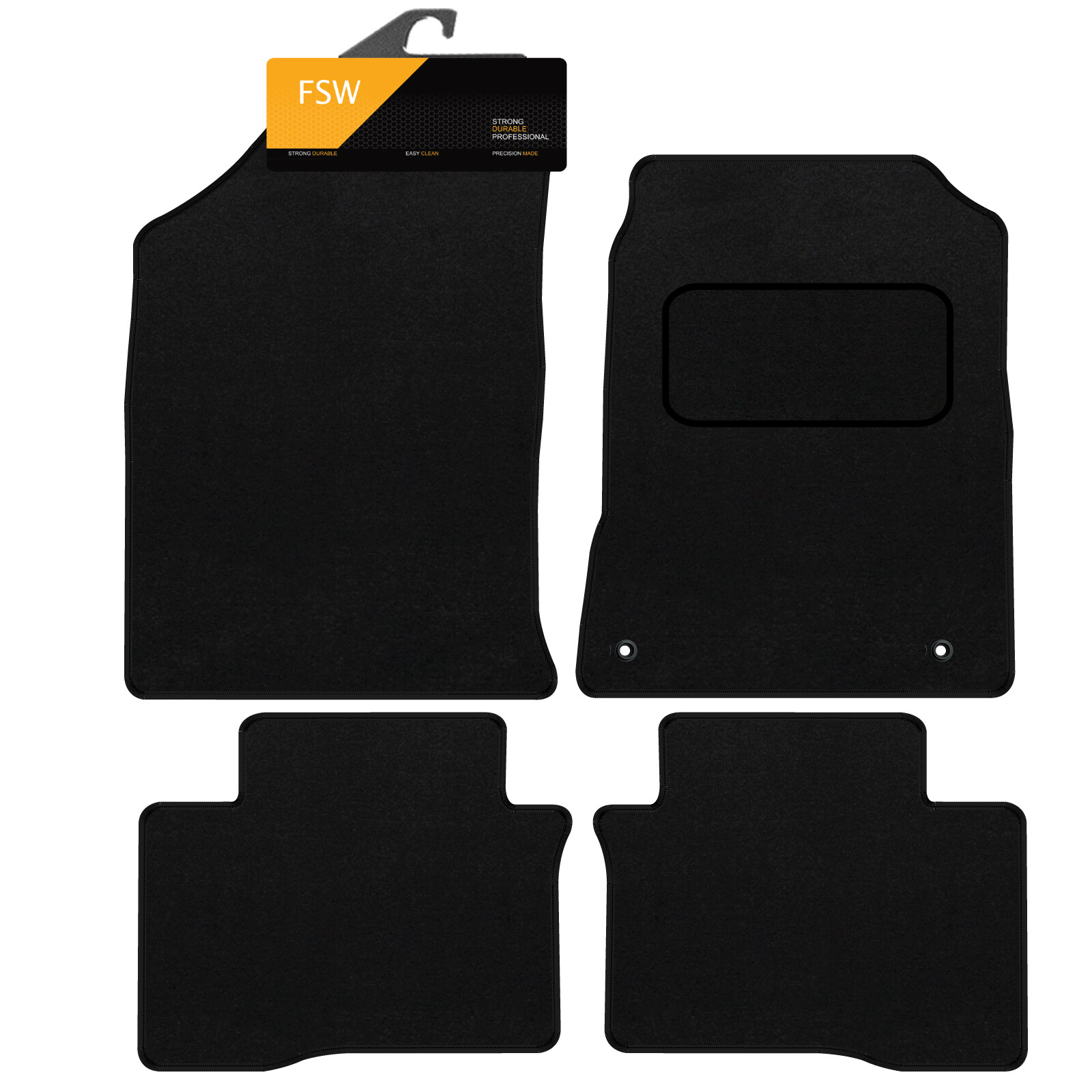Fits Ssangyong Tivoli 2015-Onwards Fully Tailored Carpet Car Floor Mats Black