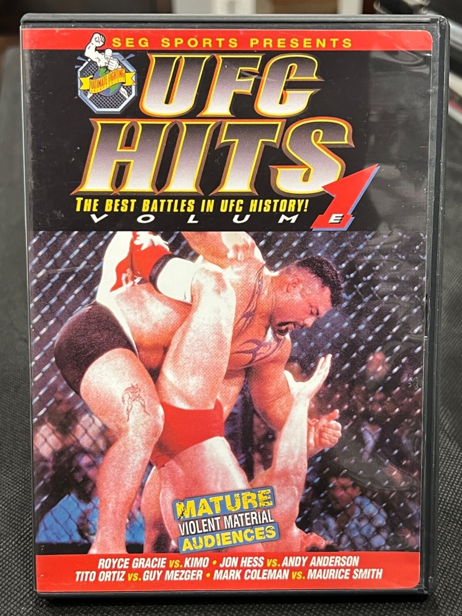 UFC Hits 1 (DVD, 2000) Royce Gracie Tito Ortiz Guy Mezger Mark