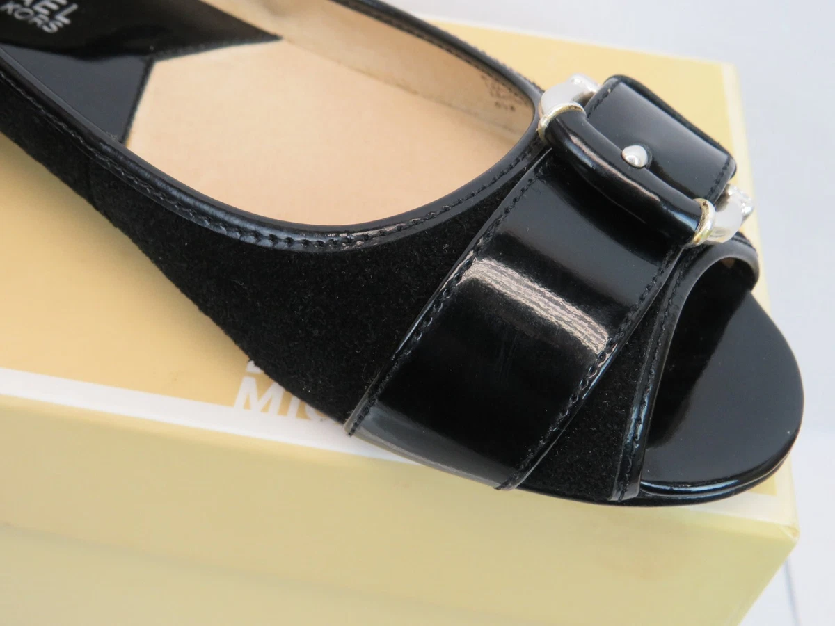 Michael kors open toe cheap flats