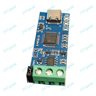 Spacnana Adattatore USB-CAN, Modulo Convertitore Con Alimentazione Type-C, Supporta CAN2.0A/B E CAN FD, Per Analisi Bus