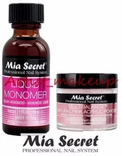 Mia Secret Acrylic Nail Powder Multibalance + Liquid Monomer 1 oz Set - USA