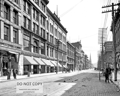 Early 1900s Gay Street In Knoxville Tennessee 8x10 photo
