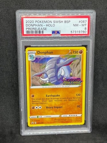 Donphan graded PSA 8 for sale on eBay