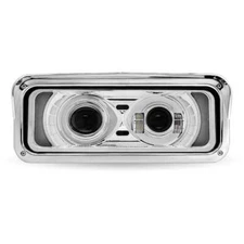 Universal LED Projector Headlight Assembly with Glow Position & Marker LED Accen