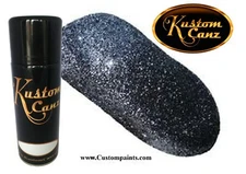 Kustom Canz 12oz Aerosol Can GUNMETAL METAL FLAKE SMALL (004 HEX), HOK, Paint