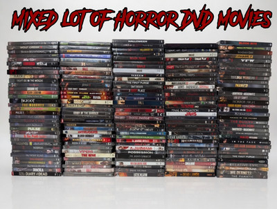 Mixed Lot of Horror / Gore / Thriller DVDs - Major Franchises + Rare Niche Title