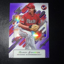 A 2025 TOPPS PRISTINE RANDY JOHNSON PURPLE REFRACTOR /99 ARIZONA DIAMONDBACKS
