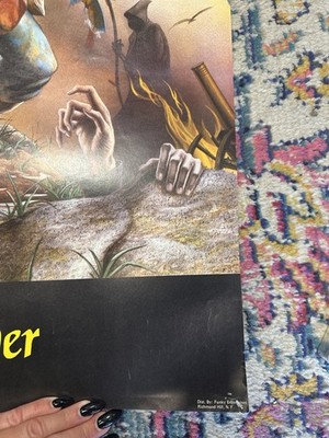 Iron Maiden The Trooper Poster 1984 Funky Enterprises Vintage
