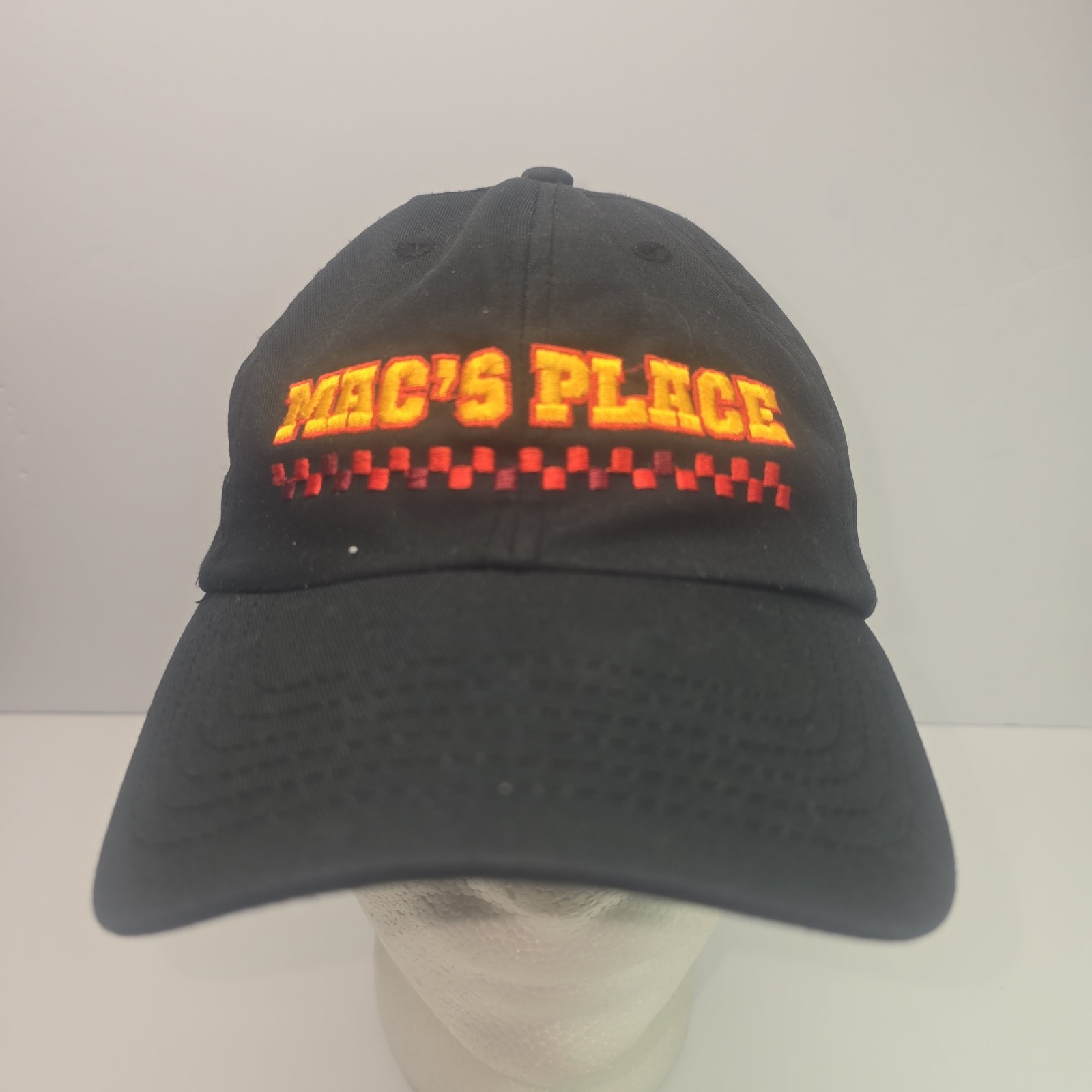 Mac's Place Restaurant Hat Black Adjustable WearGuard Aramar
