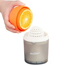 Manual Citrus Press Juicer Hand Press Lemon Squeezer with Cup & Strainer