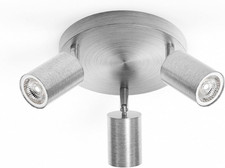 Image of LED GU10 3 Head Adjustable Ceiling Spotlight Flush Mount Kitchen Light