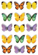 Paper House Pop Up Stickers-Butterflies - 3 Pack