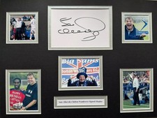 Bolton Wanderers Sam Allardyce Signed  16" X 12" Double Mounted Display