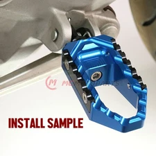 Touring Blue Anti Slip Front Foot Pegs For RSV4 1000 R 09-12 13 14 15 16 17