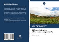 Yusuf Sheriff Suleiman (U. A.) | EffektivitäT Des Wissensmanagements | Buch