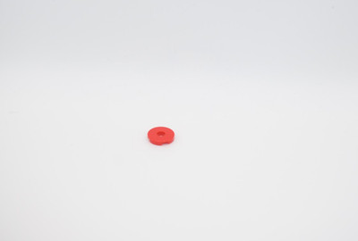 Lego 2 Stück FLAT TILE 2X2 ROUND W. HOLE Ø4.85 Bright Red 6102138 15535 K11T7