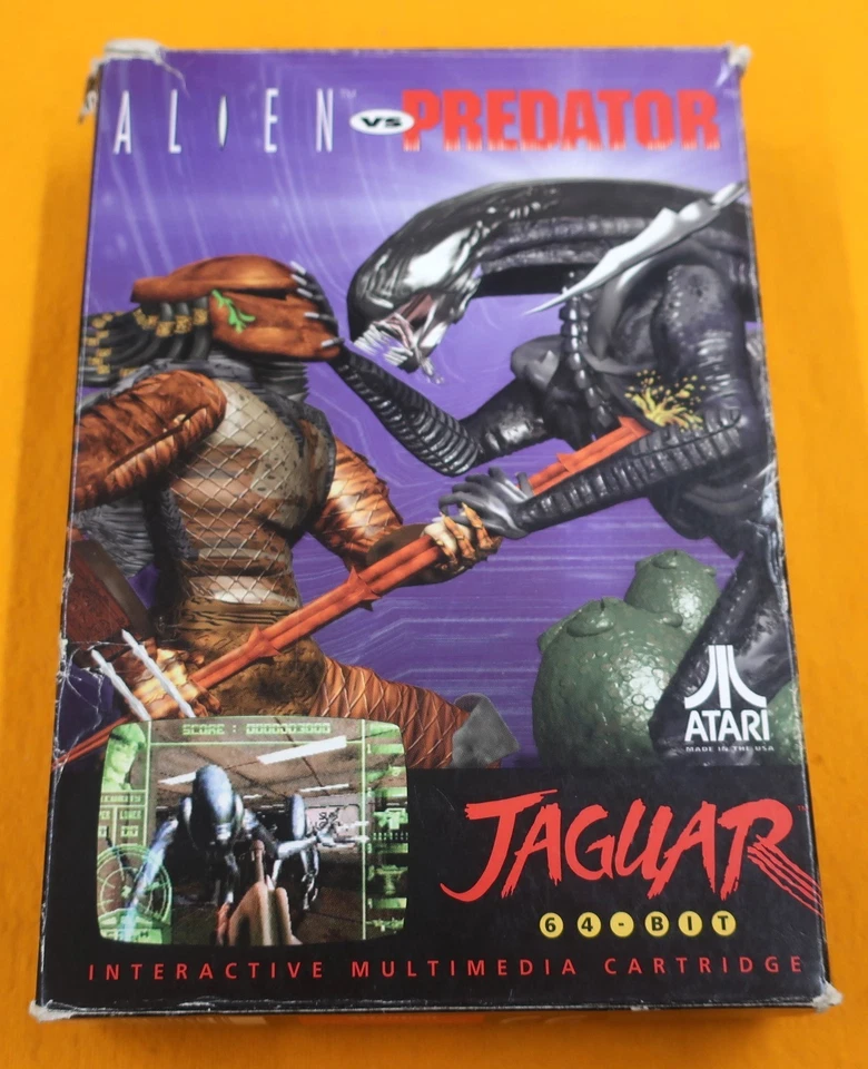 Alien vs Predator - Atari Jaguar - With Manual And Overlay Card - Video Game! - Image 2 of 4