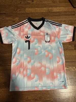 Belgium 2026 Away Jersey -De Bruyne #7, Adult Large