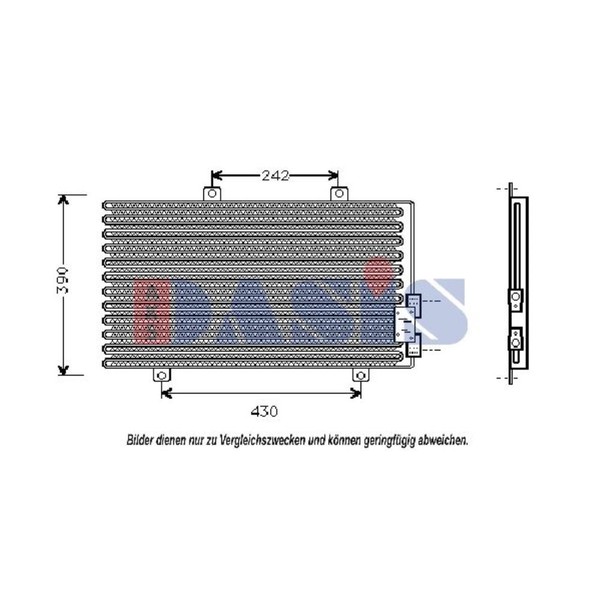 Kondensator Klimaanlage FüR Fiat Coupe FA/175 Alfa Romeo 155 167-image
