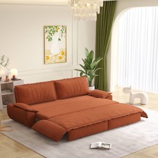 73.2" Queen Pull Out Sofa Bed, 3-in-1 Convertible Sleeper Sofa Loveseat Couch